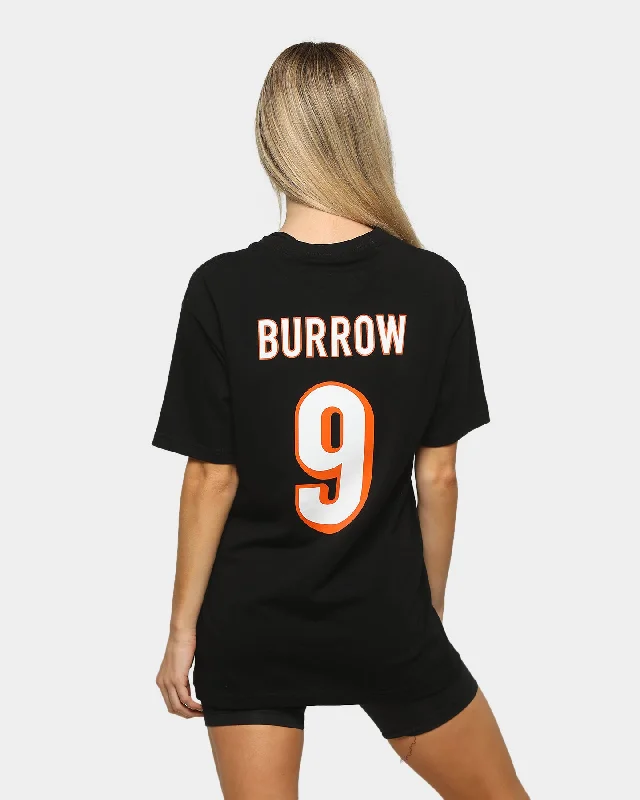Mitchell & Ness Cincinnati Bengals Joe Burrow 9 NFL T-Shirt Black