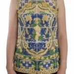 Dolce & Gabbana Embroidered Sleeveless Tank Top Best sweaters for travel