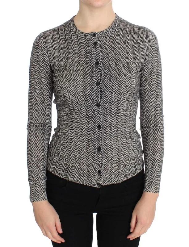 Dolce & Gabbana Wool Top Cardigan Sweater Travel-friendly sweaters