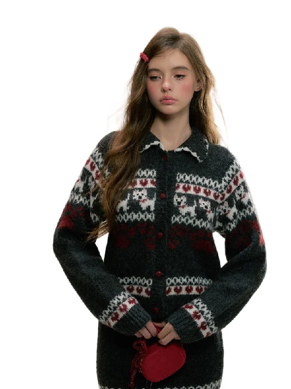 Fair Isle Westie Sweater & Skirt Set Best sweaters for casual wear