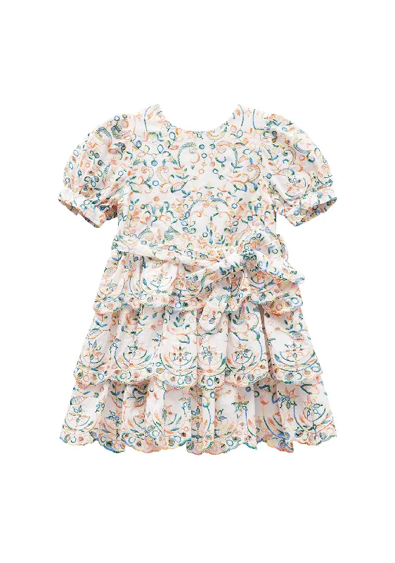 Loretta Embroidered Frill Dress (Baby) Club mini dresses