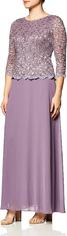 Alex Evenings AE112655 Long Mother of the Bride Dress Sale Best maxi dresses for date night