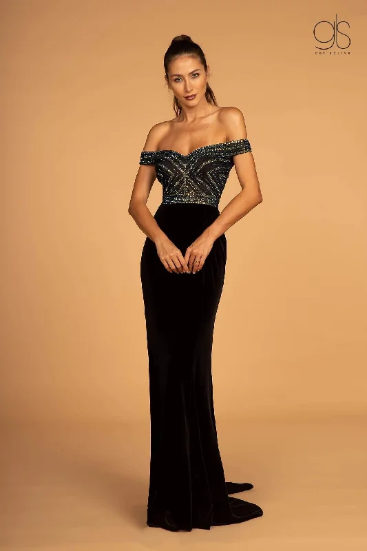 Prom Long Dress Off the Shoulder Velvet Evening Gown Zara maxi dresses