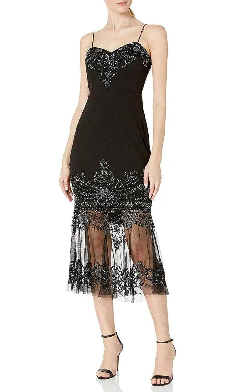 Aidan Mattox MD1E202124 - Beaded Illusion Evening Dress Casual party dresses