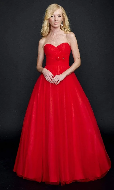 Nina Canacci - 6573 Floral Applique Sweetheart Gown Best party dresses for cocktail parties