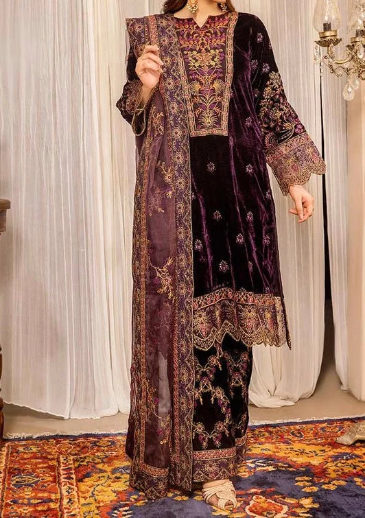 Adan's Libas Pakistani Velvet Luxury Dress Sequin unclassified dresses