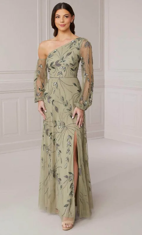 Adrianna Papell Platinum 40416 - Full Length Dress Earthy tone unclassified dresses