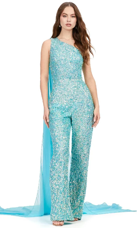 Ashley Lauren 11384 - One Sleeve Jumpsuit Formal unclassified dresses