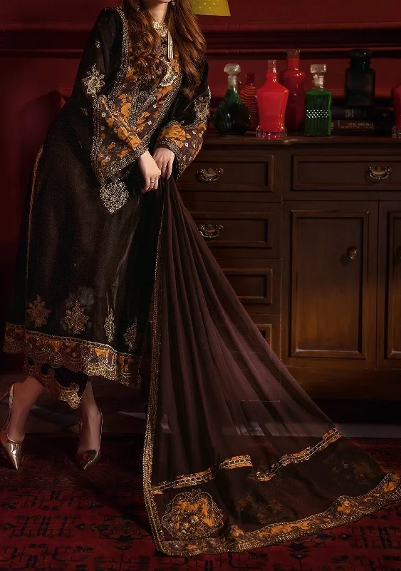 Charizma Embroidered Pakistani Premium Velvet Dress Dark color unclassified dresses