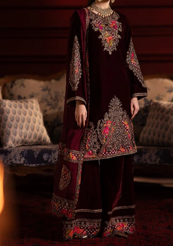 Charizma Embroidered Pakistani Premium Velvet Dress Embroidered unclassified dresses