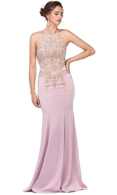 Dancing Queen 2457 - Sleeveless Trumpet Prom Dress Date night unclassified dresses