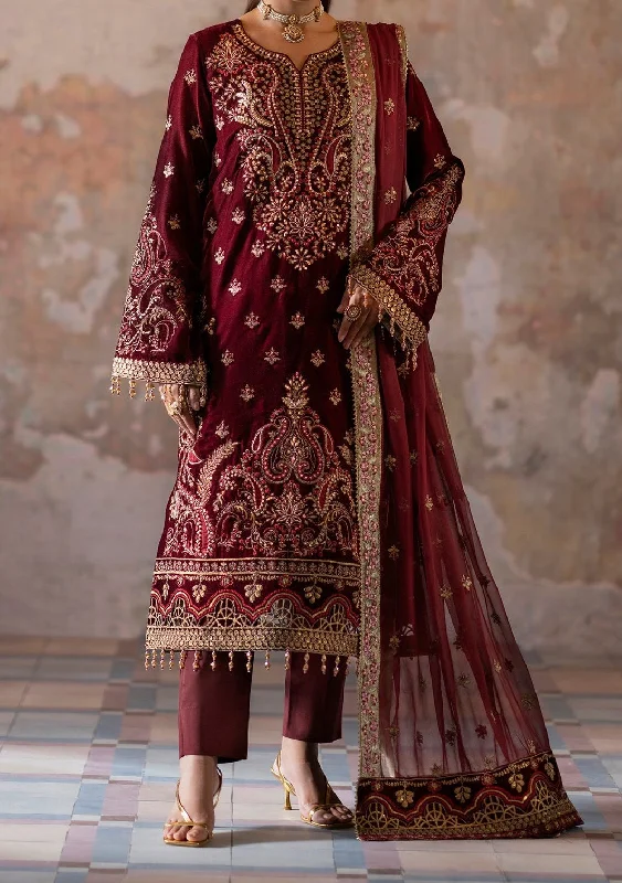 Emaan Adeel Saanjh Luxury Velvet Dress Best-selling unclassified dresses