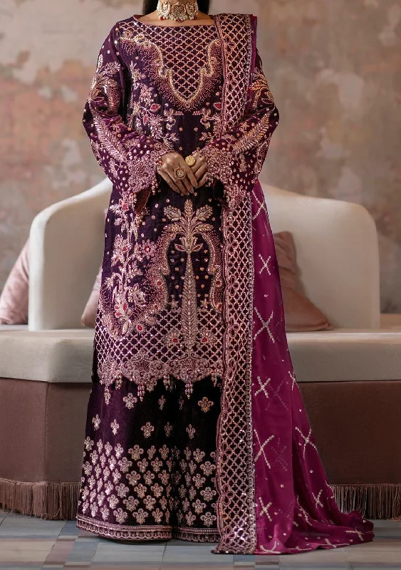 Emaan Adeel Saanjh Luxury Velvet Dress Festival unclassified dresses