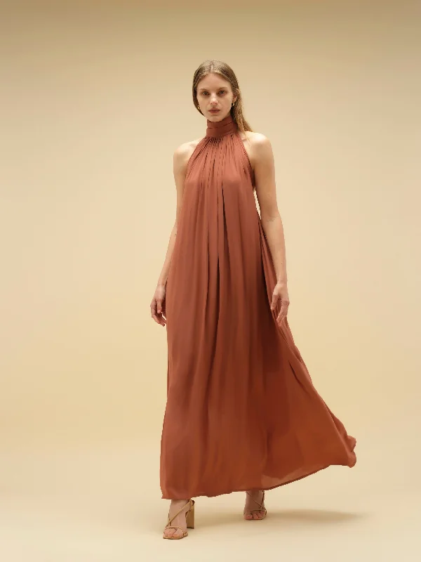 Freyja Dress Baked Clay Elegant evening unclassified dresses