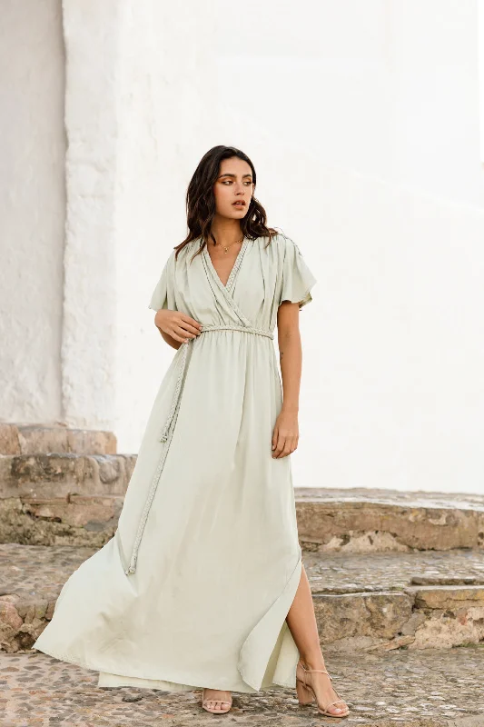 Helen Dress Sea Foam Chiffon unclassified dresses