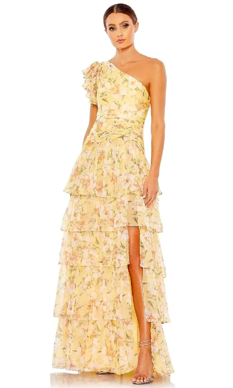 Ieena Duggal 55810 - One Sleeve Dress Beaded unclassified dresses