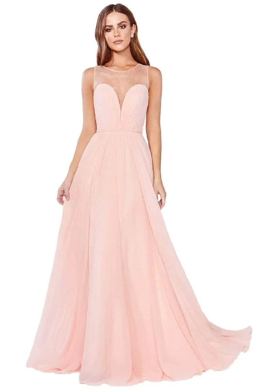 Ladivine CJ251 - Sleeveless Chiffon Evening Gown Wedding guest unclassified dresses