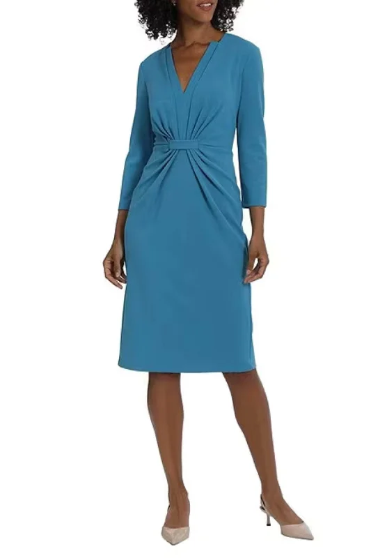 Maggy London G5491M - Quarter Sleeve V-Neck Dress Discounted unclassified dresses