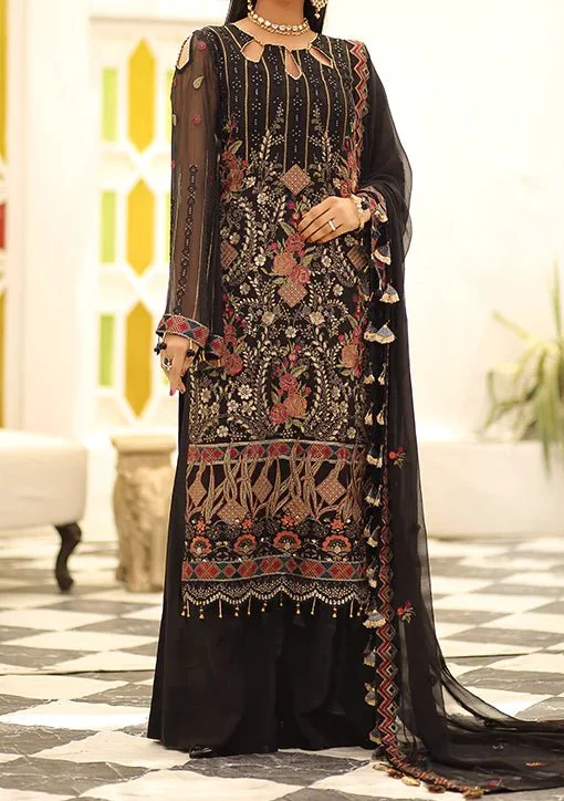 Maryam's Embroidered Pakistani Master Copy Chiffon Dress Lounge unclassified dresses