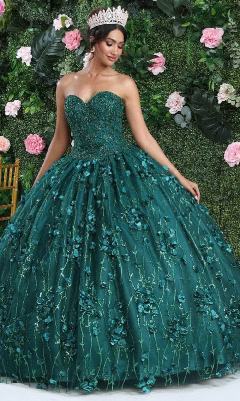 May Queen LK217 - Applique Sweetheart Ballgown Backless unclassified dresses