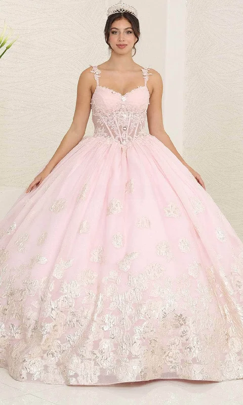 May Queen LK256 - Applique Corset Ballgown Club unclassified dresses