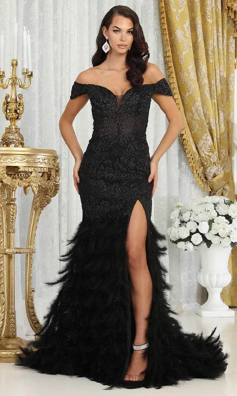 May Queen RQ8093 - Cap Sleeve Trumpet Prom Gown Club unclassified dresses