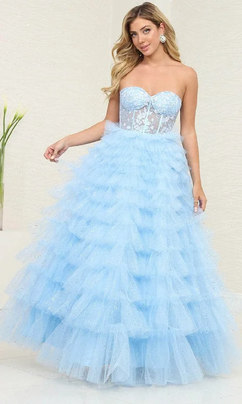 May Queen RQ8124 - Sweetheart Corset Prom Dress Knitted unclassified dresses