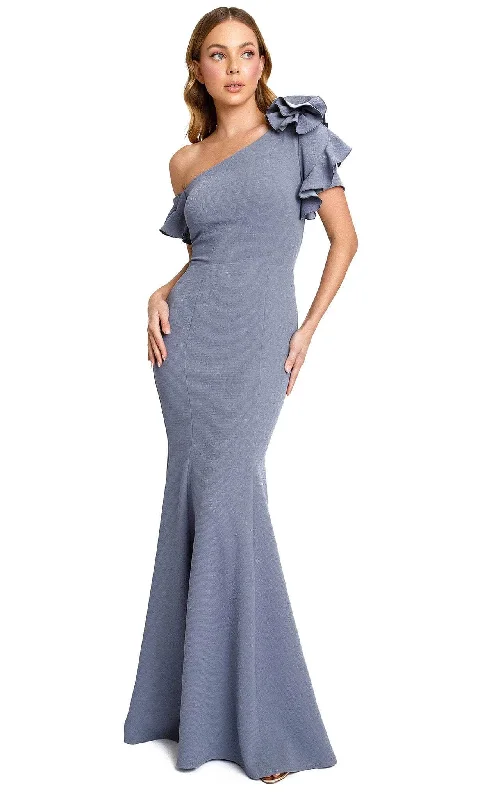 Nicole Bakti 658L - Asymmetrical Mermaid Dress Wrap unclassified dresses