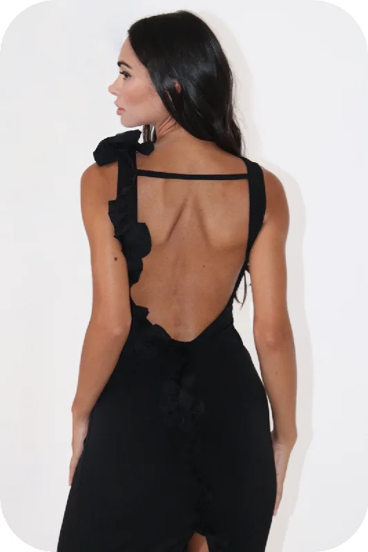 Open Back Tango Dress With Pleated Details Beaded unclassified dresses