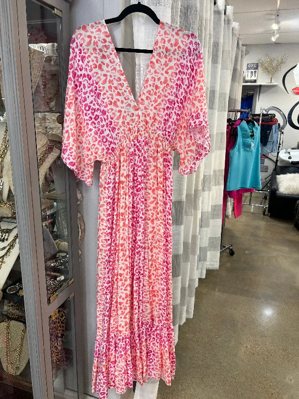 Pink Animal Print Jumpsuit Party floral dresses