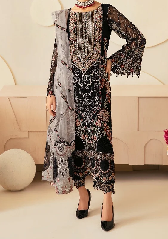 Ramsha Dastoor Pakistani Luxury Chiffon Dress Color block unclassified dresses