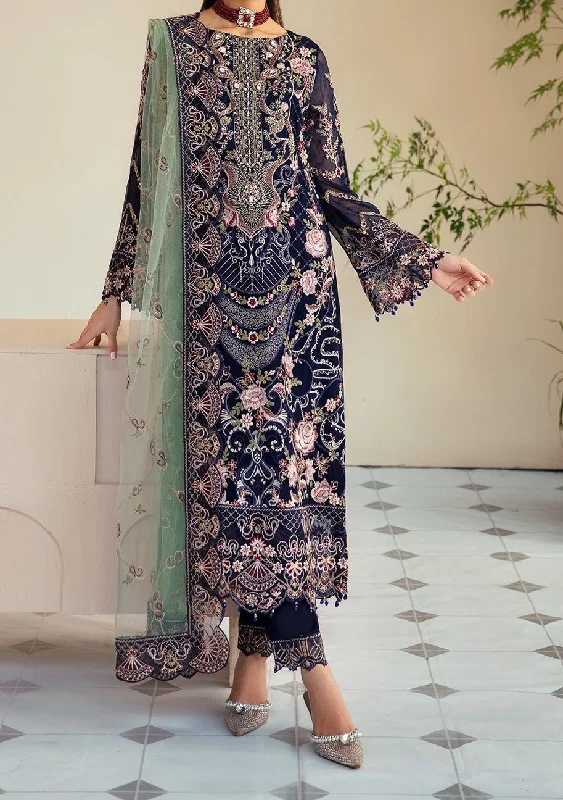 Ramsha Dastoor Pakistani Luxury Chiffon Dress Boho unclassified dresses