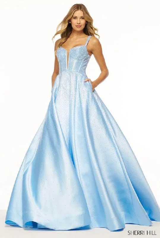 Sherri Hill 56106 - Sleeveless Mikado Ballgown Flowy unclassified dresses