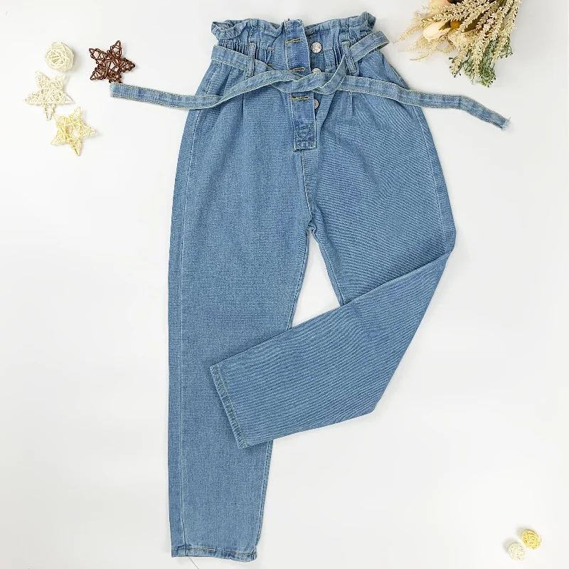 2022 High Waist Loose Jeans For Women Comfortable Casual Straight Leg Baggy Pants Mom Jeans Washed Boyfriend Jeans New