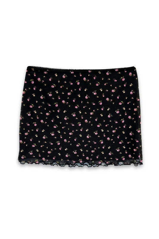 Black Ditsy Floral