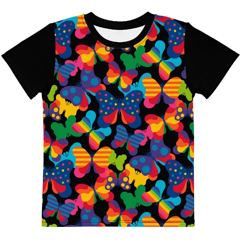 FLYRAVE black - Kid's T-shirt Button-up Shirt Dress